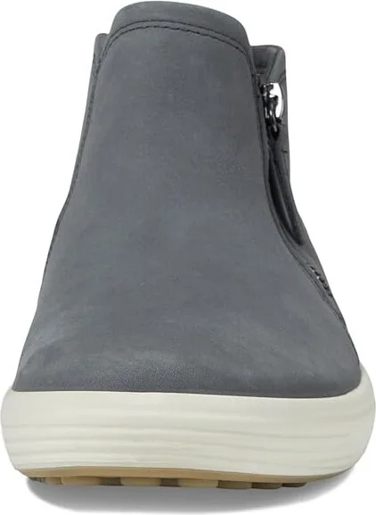 ECCO Soft 7 Low Cut Zip Bootie Women's Shoes Dark Shadow : EU 35 (US Women's 4-4.5) M, Leather - Image 6