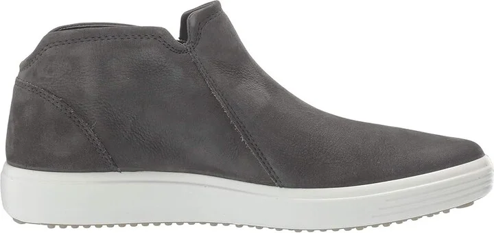 ECCO Soft 7 Low Cut Zip Bootie Women's Shoes Dark Shadow : EU 35 (US Women's 4-4.5) M, Leather - Image 8