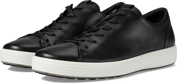 ECCO Soft 7 Premier Sneakers Men's Shoes Black : EU 43 (US Men's 9-9.5) M, Leather