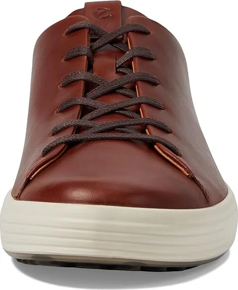 ECCO Soft 7 Premier Sneakers Men's Shoes Cognac : EU 39 (US Men's 5-5.5) M, Leather - Image 5