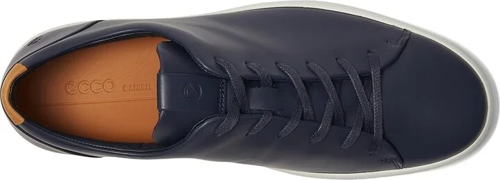 ECCO Soft 7 Premier Sneakers Men's Shoes Marine : EU 45 (US Men's 11-11.5) M, Leather - Image 2
