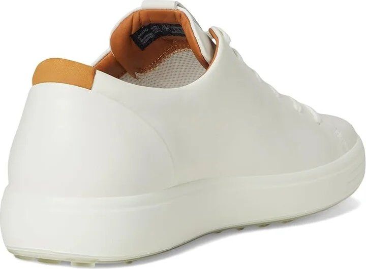 ECCO Soft 7 Premier Sneakers Men's Shoes White : EU 49 (US Men's 15-15.5) M, Leather - Image 4