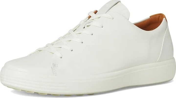 ECCO Soft 7 Premier Sneakers Men's Shoes White : EU 49 (US Men's 15-15.5) M, Leather - Image 5