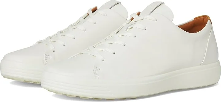 ECCO Soft 7 Premier Sneakers Men's Shoes White : EU 49 (US Men's 15-15.5) M, Leather