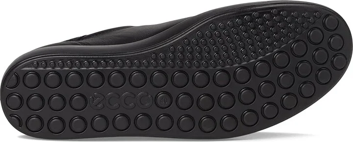 ECCO Soft 7 Side Zip Lace Sneakers Women's Shoes Black : EU 35 (US Women's 4-4.5) M, Leather - Image 3