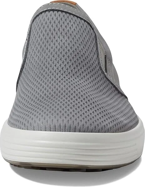 ECCO Soft 7 Slip-On 2.0 Perforated Men's Shoes Wild Dove/Lion : EU 39 (US Men's 5-5.5) M, Leather - Image 5