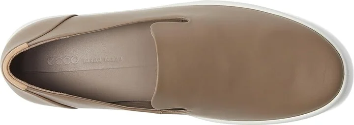 ECCO Soft 7 Slip-On Sneaker Women's Shoes Taupe/Powder : EU 35 (US Women's 4-4.5) M, Leather - Image 2