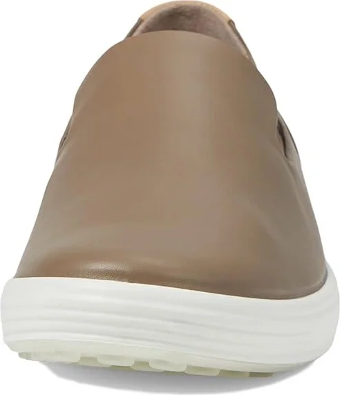 ECCO Soft 7 Slip-On Sneaker Women's Shoes Taupe/Powder : EU 35 (US Women's 4-4.5) M, Leather - Image 5