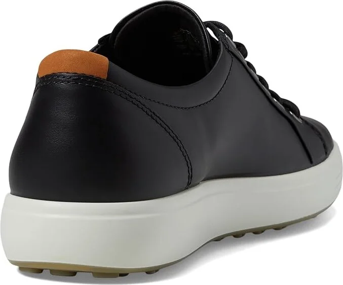 ECCO Soft 7 Sneaker Men's Lace up casual Shoes Black : EU 39 (US Men's 5-5.5) M, Leather - Image 5
