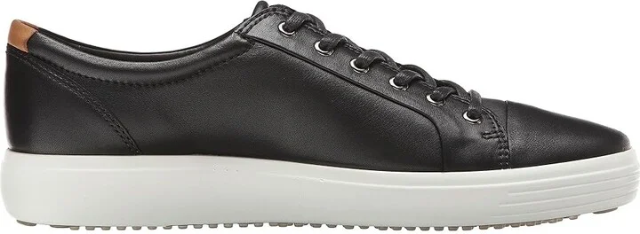 ECCO Soft 7 Sneaker Men's Lace up casual Shoes Black : EU 39 (US Men's 5-5.5) M, Leather - Image 8