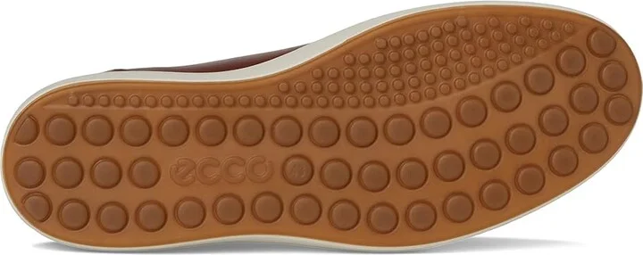 ECCO Soft 7 Sneaker Men's Lace up casual Shoes Cognac 1 : EU 43 (US Men's 9-9.5) M, Leather - Image 3