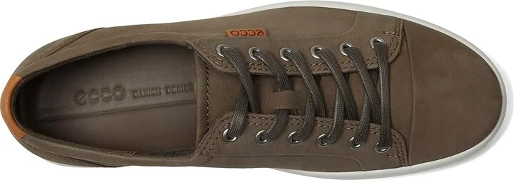 ECCO Soft 7 Sneaker Men's Lace up casual Shoes Dark Clay/Lion : EU 39 (US Men's 5-5.5) M, Leather - Image 2