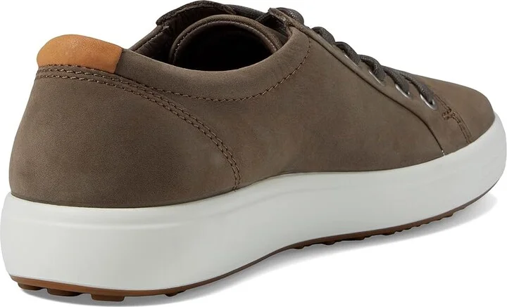 ECCO Soft 7 Sneaker Men's Lace up casual Shoes Dark Clay/Lion : EU 39 (US Men's 5-5.5) M, Leather - Image 4