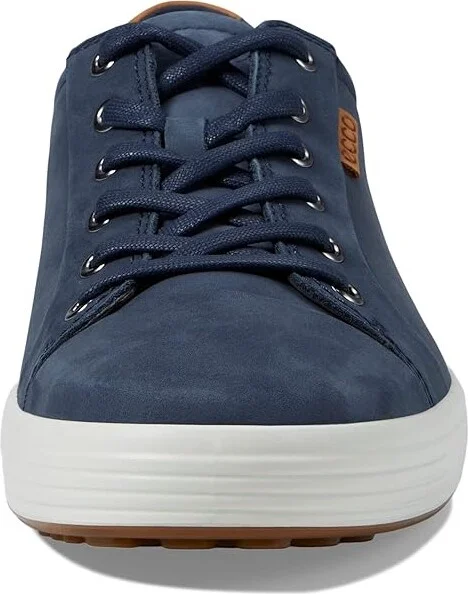 ECCO Soft 7 Sneaker Men's Lace up casual Shoes Marine/Lion : EU 40 (US Men's 6-6.5) M, Leather - Image 5