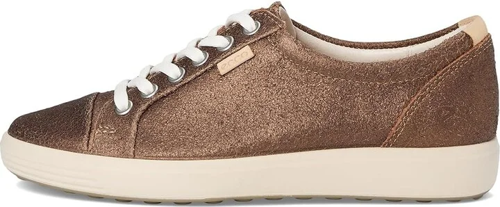 ECCO Soft 7 Sneaker Women's Lace up casual Shoes Bronze Antique : EU 35 (US Women's 4-4.5) M, Leather - Image 6