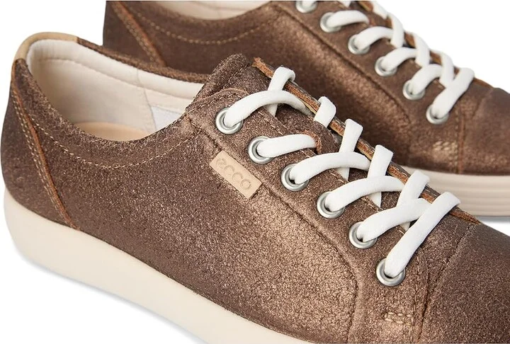 ECCO Soft 7 Sneaker Women's Lace up casual Shoes Bronze Antique : EU 35 (US Women's 4-4.5) M, Leather - Image 7