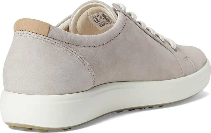 ECCO Soft 7 Sneaker Women's Lace up casual Shoes Grey Rose : EU 36 (US Women's 5-5.5) M, Leather - Image 4