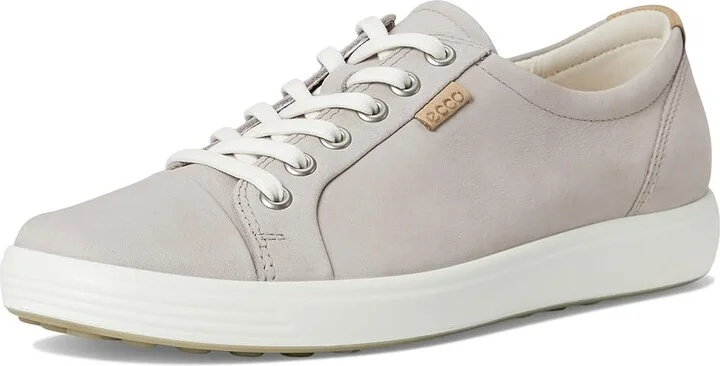 ECCO Soft 7 Sneaker Women's Lace up casual Shoes Grey Rose : EU 36 (US Women's 5-5.5) M, Leather - Image 5