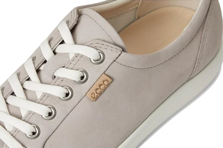 ECCO Soft 7 Sneaker Women's Lace up casual Shoes Grey Rose : EU 36 (US Women's 5-5.5) M, Leather - Image 7