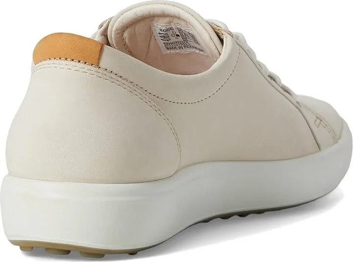ECCO Soft 7 Sneaker Women's Lace up casual Shoes Limestone Nubuck : EU 38 (US Women's 7-7.5) M - Image 4