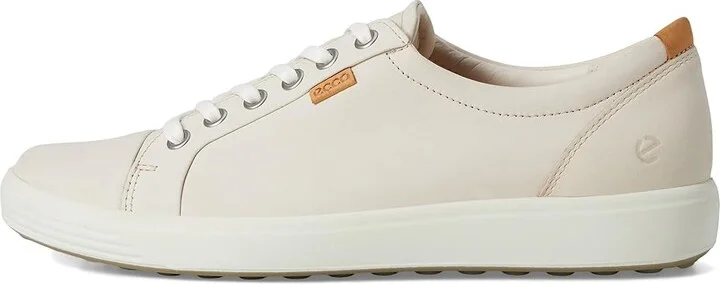 ECCO Soft 7 Sneaker Women's Lace up casual Shoes Limestone Nubuck : EU 38 (US Women's 7-7.5) M - Image 6