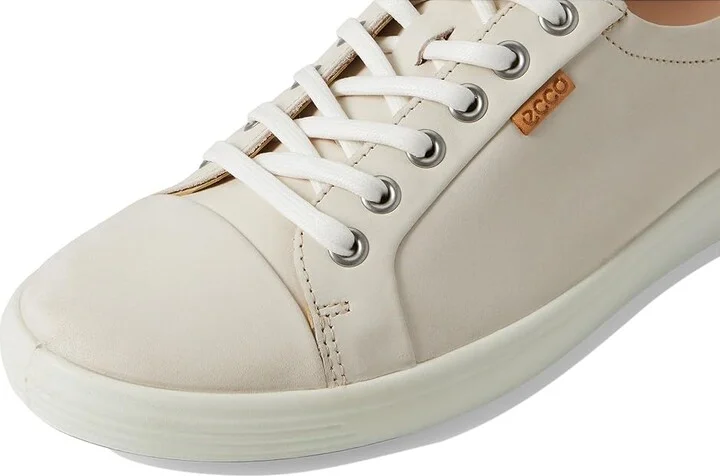 ECCO Soft 7 Sneaker Women's Lace up casual Shoes Limestone Nubuck : EU 38 (US Women's 7-7.5) M - Image 7