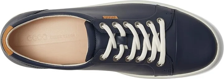 ECCO Soft 7 Sneaker Women's Lace up casual Shoes Marine Leather 2 : EU 40 (US Women's 9-9.5) M - Image 2
