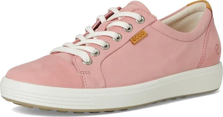 ECCO Soft 7 Sneaker Women's Lace up casual Shoes Old Rose Nubuck : EU 35 (US Women's 4-4.5) M - Image 5