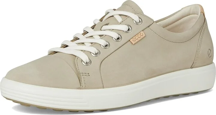 ECCO Soft 7 Sneaker Women's Lace up casual Shoes Sage Nubuck : EU 37 (US Women's 6-6.5) M - Image 5