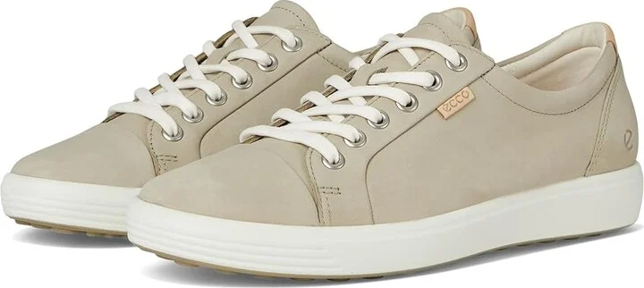 ECCO Soft 7 Sneaker Women's Lace up casual Shoes Sage Nubuck : EU 37 (US Women's 6-6.5) M