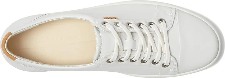 ECCO Soft 7 Sneaker Women's Lace up casual Shoes White/White : EU 36 (US Women's 5-5.5) M, Leather - Image 3