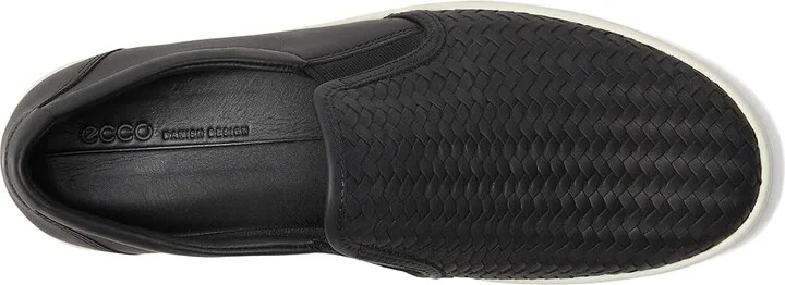 ECCO Soft 7 Woven Slip-On II Women's Shoes Black Cow Leather : EU 35 (US Women's 4-4.5) M - Image 3