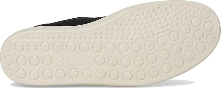 ECCO Soft Classic Lace Side Zip Sneaker Women's Shoes Black : EU 38 (US Women's 7-7.5) M, Leather - Image 3