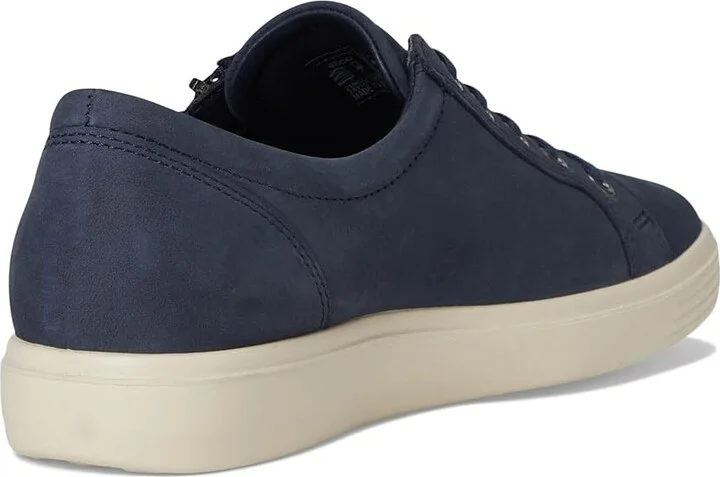 ECCO Soft Classic Lace Side Zip Sneaker Women's Shoes Marine : EU 41 (US Women's 10-10.5) M, Leather - Image 4