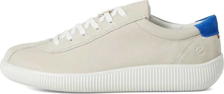 ECCO Soft Zero Lace Up Sneaker Men's Shoes Gravel : EU 45 (US Men's 11-11.5) D - Medium, Leather/Suede - Image 6