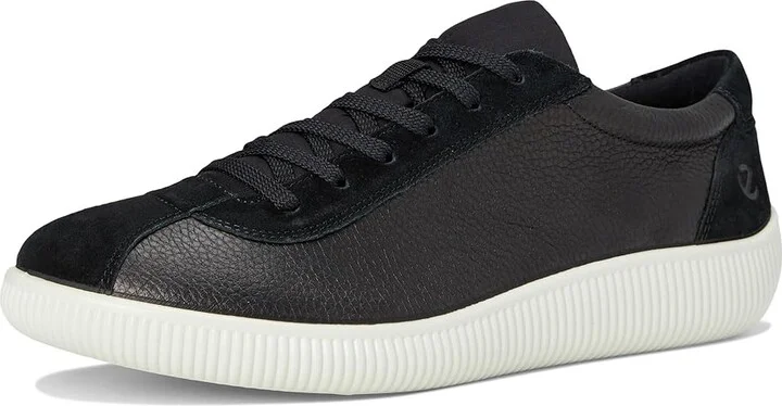 ECCO Soft Zero Men's Shoes Black/Black : EU 40 (US Men's 6-6.5) D - Medium, Leather - Image 5