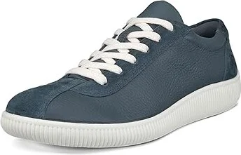 ECCO Soft Zero Men's Shoes Pavement/Pavement : EU 44 (US Men's 10-10.5) D - Medium, Leather