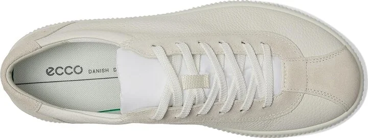 ECCO Soft Zero Men's Shoes White/Shadow White : EU 47 (US Men's 13-13.5) D - Medium, Leather - Image 2