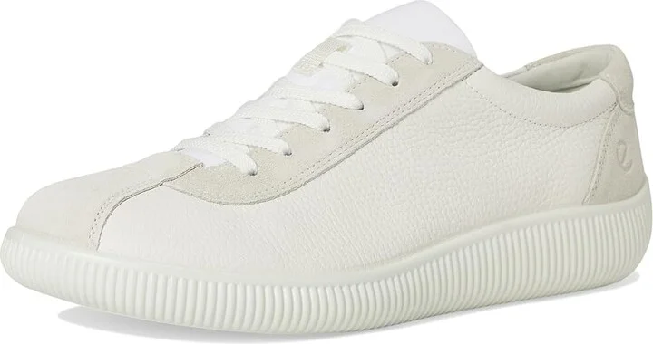 ECCO Soft Zero Men's Shoes White/Shadow White : EU 47 (US Men's 13-13.5) D - Medium, Leather - Image 5