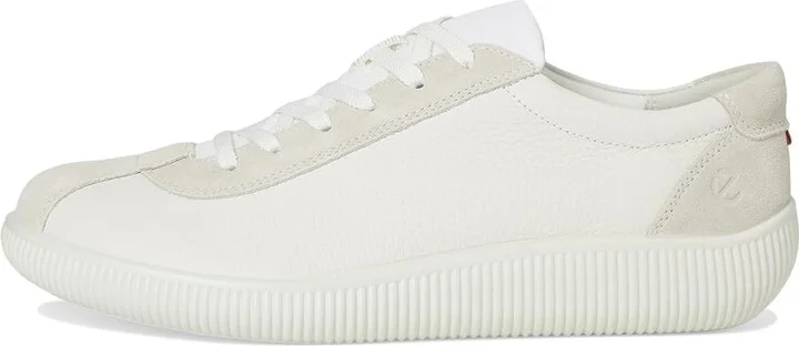 ECCO Soft Zero Men's Shoes White/Shadow White : EU 47 (US Men's 13-13.5) D - Medium, Leather - Image 6