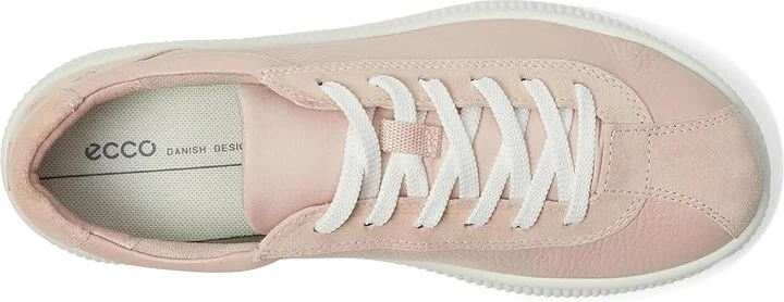 ECCO Soft Zero Sneaker Women's Shoes Rose Dust : EU 41 (US Women's 10-10.5) M, Leather/Suede - Image 2