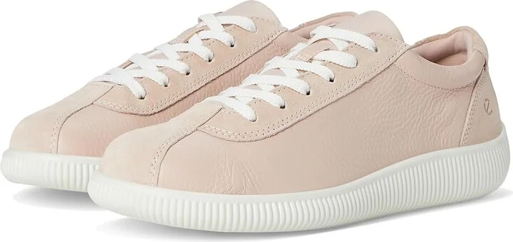 ECCO Soft Zero Sneaker Women's Shoes Rose Dust : EU 41 (US Women's 10-10.5) M, Leather/Suede