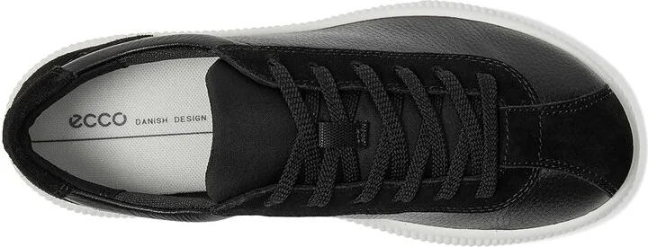 ECCO Soft Zero Women's Shoes Black/Black : EU 39 (US Women's 8-8.5) M, Leather - Image 2