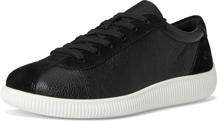 ECCO Soft Zero Women's Shoes Black/Black : EU 39 (US Women's 8-8.5) M, Leather - Image 5