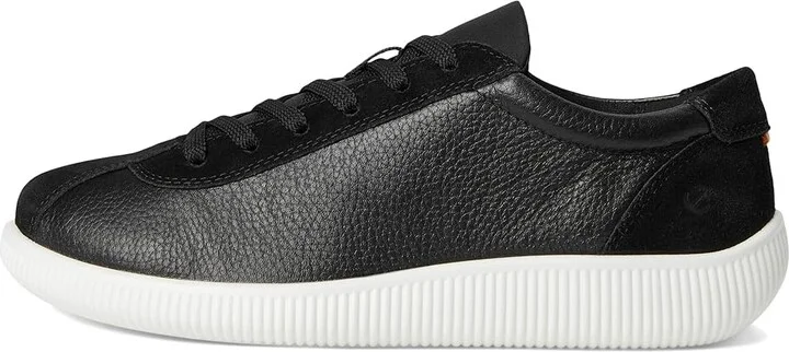 ECCO Soft Zero Women's Shoes Black/Black : EU 39 (US Women's 8-8.5) M, Leather - Image 6