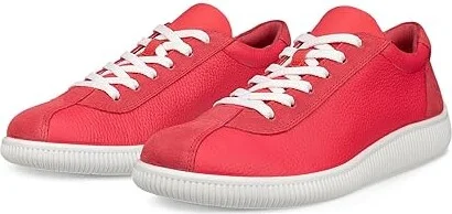 ECCO Soft Zero Women's Shoes Teaberry/Teaberry : EU 35 (US Women's 4-4.5) M, Leather