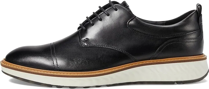 ECCO ST.1 Hybrid Cap Toe Oxford Men's Shoes Black : EU 39 (US Men's 5-5.5) D - Medium, Leather - Image 6