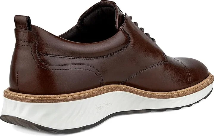 ECCO ST.1 Hybrid Cap Toe Oxford Men's Shoes Cocoa Brown : EU 44 (US Men's 10-10.5) D - Medium, Leather - Image 4