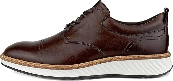 ECCO ST.1 Hybrid Cap Toe Oxford Men's Shoes Cocoa Brown : EU 44 (US Men's 10-10.5) D - Medium, Leather - Image 6