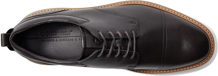 ECCO ST.1 Hybrid Cap Toe Oxford Men's Shoes Magnet : EU 39 (US Men's 5-5.5) D - Medium, Leather - Image 2